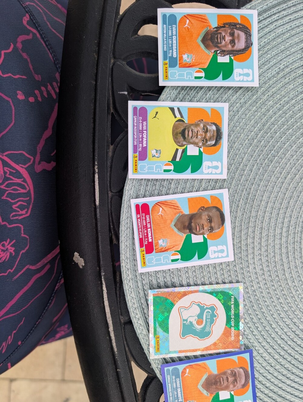 Panini-World Cup Sticker Collection -2016- Group E-24- Civ, Ger, Ecu, Cuw - Picture 5 of 5